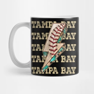 Aesthetic Design Tampa Bay Gifts Vintage Styles Baseball Mug